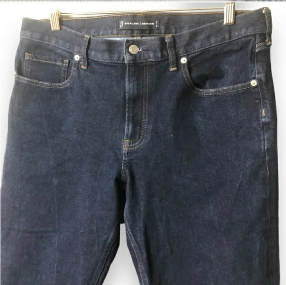 EVERLANE The Slim 4-Way Stretch Organic Jeans Uniform NWOT!